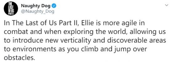 顽皮狗展示《最后生还者2》艾莉探索片段 动作更敏捷